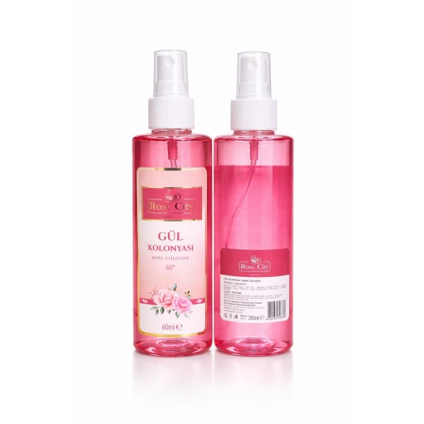 200 ML SPREYLİ GÜL KOLONYA (PARFÜMLÜ)