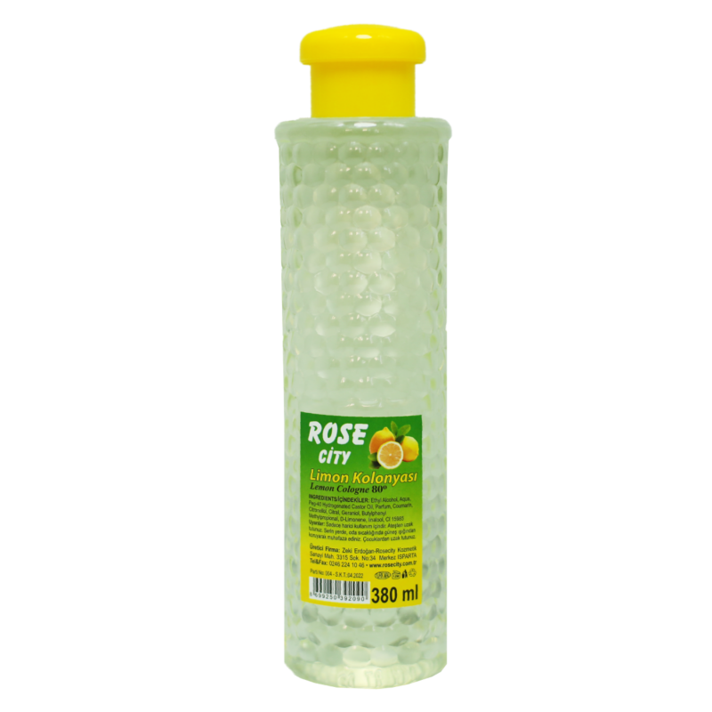 Rose City Limon Kolonyası 80° 380 ml.
